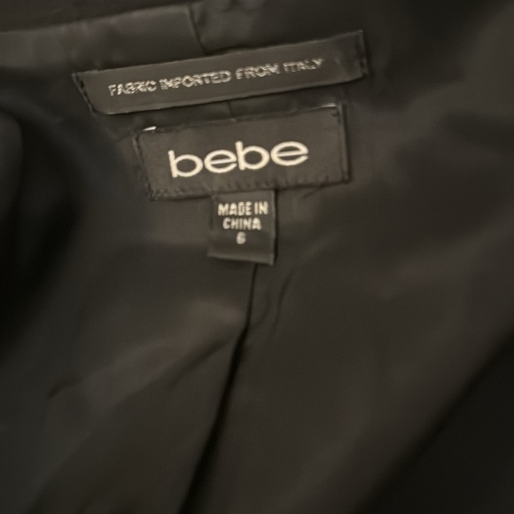 Bebe classic black linen suit, size 6 jacket 4 skirt (will sell separately) - Picture 11 of 12